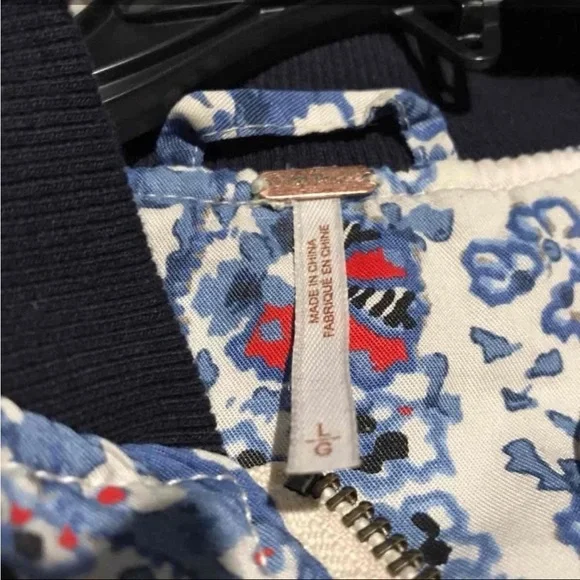 Free People Daytrip Printed Bomber Jacket - Picture 4 of 7